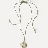 Garlic Glass Pendant Necklace
