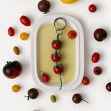 Tomatoes Glass Keychain / Bag Charm