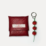 Tomatoes Glass Keychain / Bag Charm