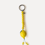 Lemon 01 Glass Keychain / Bag Charm