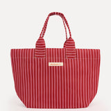 Tote - CRANBERRY STRIPE