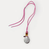 Anni Lu x MARKÉTT Shell Charm / Necklace - Silver / CANDY BLUSH